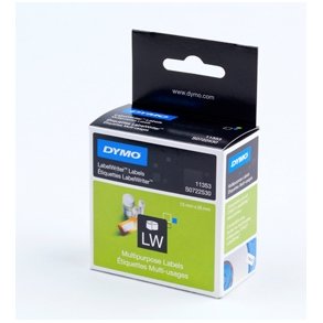 Dymo LW Multipurpose labels 25x13 double remov. white (100)