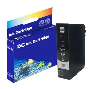 Epson 407XL BK Kompatibel 45 ml.