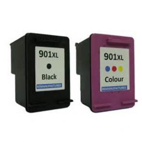 Kompatibel HP 901XL Farve Blkpatron 18 ml.  