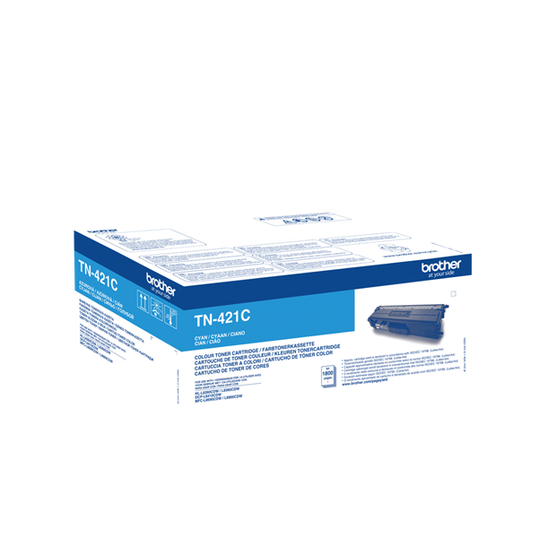 TN421C Cyan Toner 1800 Sider