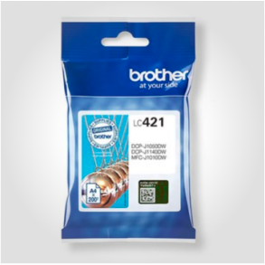 Brother LC421 Original cyan 200 sider