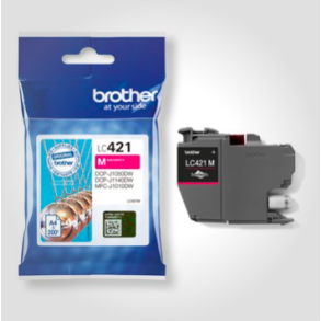 Brother LC421 Original magenta 200 sider