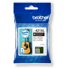 Brother LC421XL Original sort 500 sider