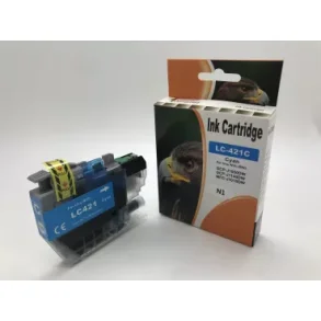 Brother LC421XL Kompatibel cyan 500 sider