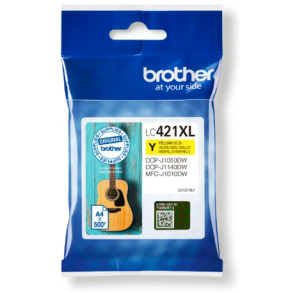 Brother LC421XL Original yellow 500 sider