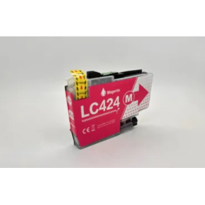 Brother LC424 magenta, kompatibel patron
