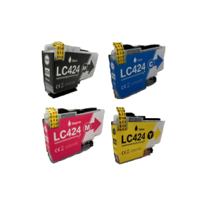 Brother LC424 multipack BK/C/M/Y, kompatible patroner