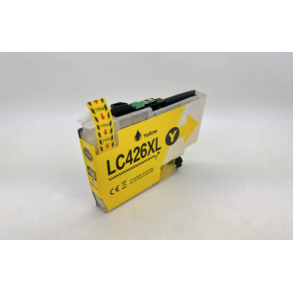 Brother LC426XL yellow, kompatibel patron 5.000 sider