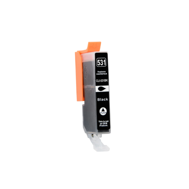 Canon CLI-531XL sort, kompatibel patron