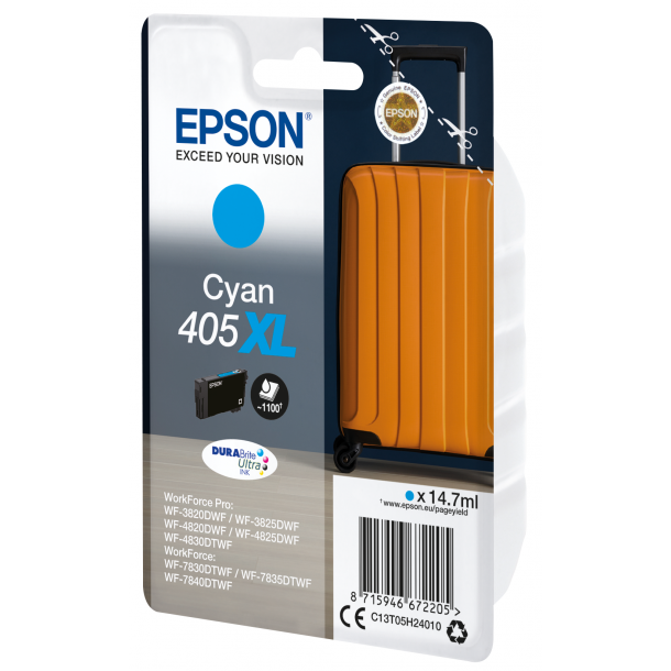 Epson 405XL C cyan blkpatron 14,7ml