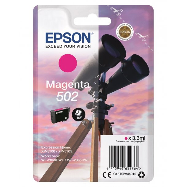 Epson 502 original magenta 3,3ml