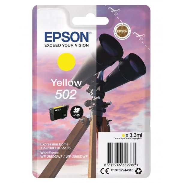 Epson 502 original yellow 3,3ml
