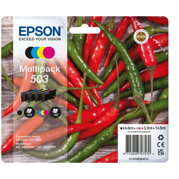 Epson 503 original multipack 14,5 ml