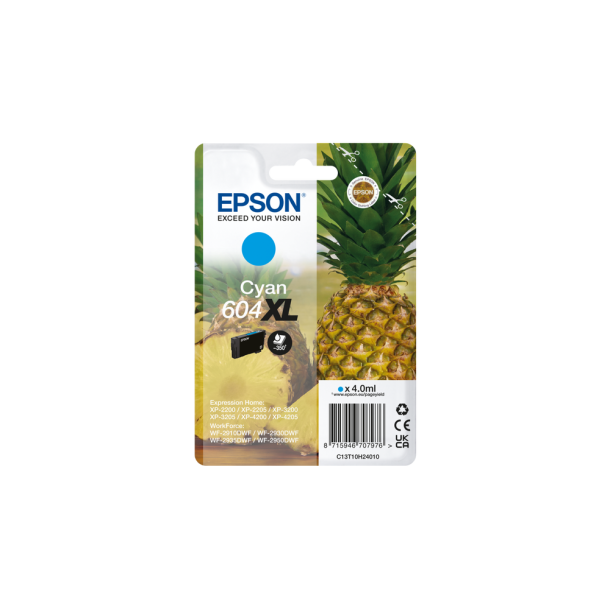 Epson 604XL original cyan 4,0 ml