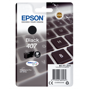 Epson 407 black 41,2ml.