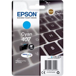 Epson 407 Cyan 20,3ml.