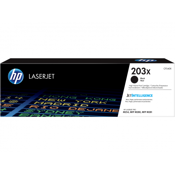 HP 203X sort Original CF540X toner 3.200 sider