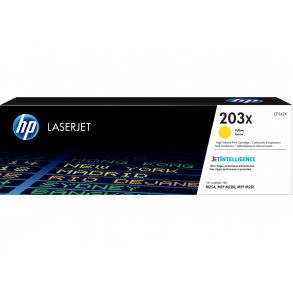 HP 203X gul original CF542X toner 2.500 sider