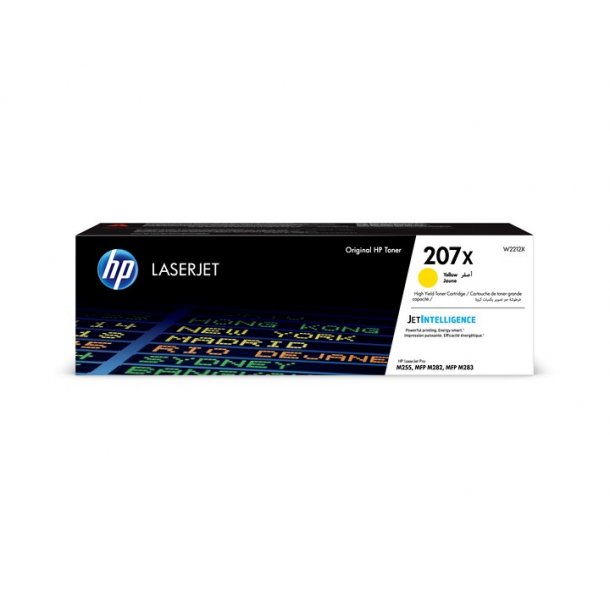 HP 207X Y gul laser toner 2450 sider