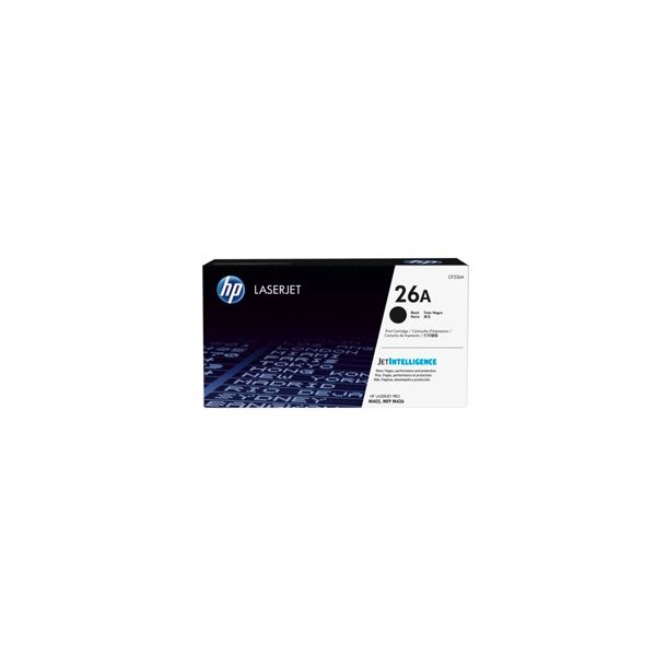 HP 26 / CF226 original sort laserpatron 3.100 sider