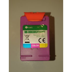 HP 305XL kompatibel farve blkpatron 18 ml. 450 siders kapacitet