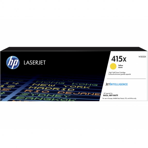 HP 415X gul laserpatron 6.000 sider