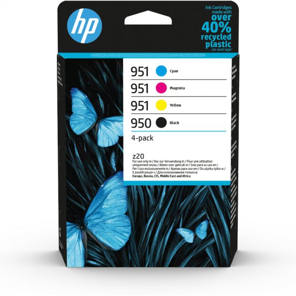 HP 950 Black/ 951 CMY ink cartridges 4-pack