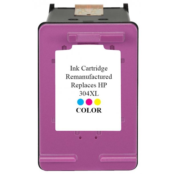 Kompatibel HP 304XL Farve Blkpatron - 18 ml
