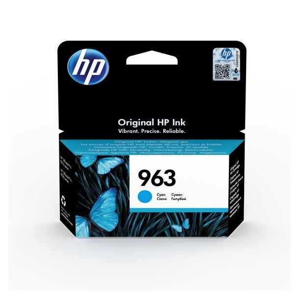 HP 963 Cyan blkpatron 700 Sider