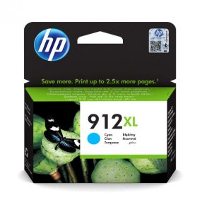 HP 912XL Cyan blkpatron 825 sider
