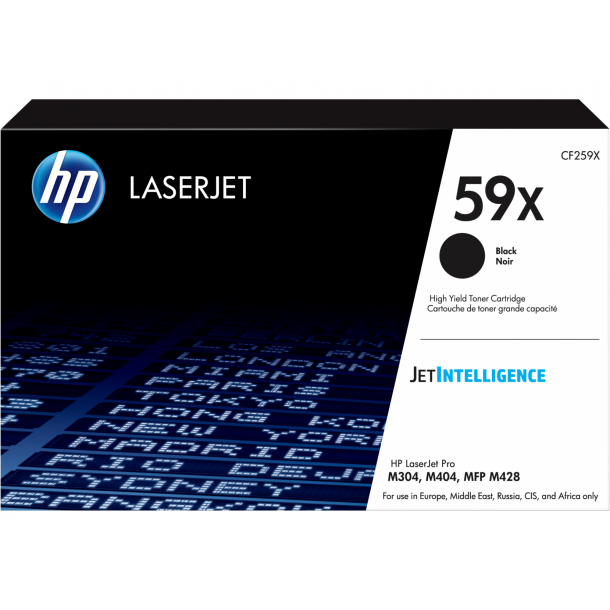 HP 59X Sort XL toner - Original 10.000 sider