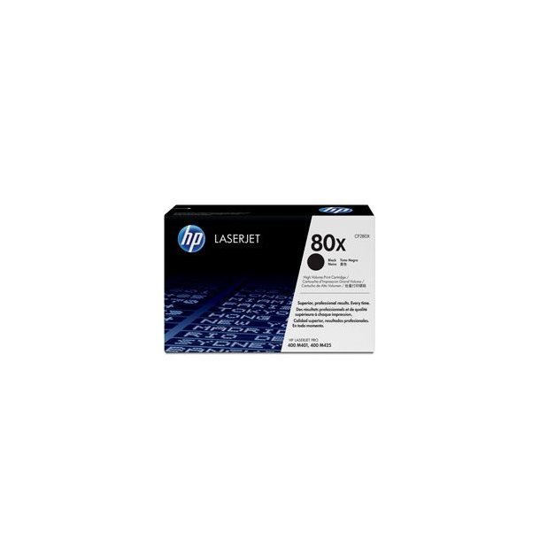 HP 80X Black Toner 6800 Sider