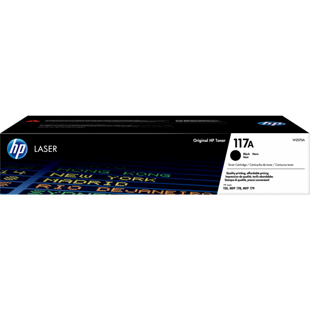HP 117A Sort Lasertoner 1.000 sider