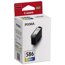 Canon CL-586 CMY, Farvet Original patron, 9,9 ml