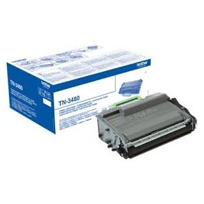 TN3480 Sort Toner 8000 Sider