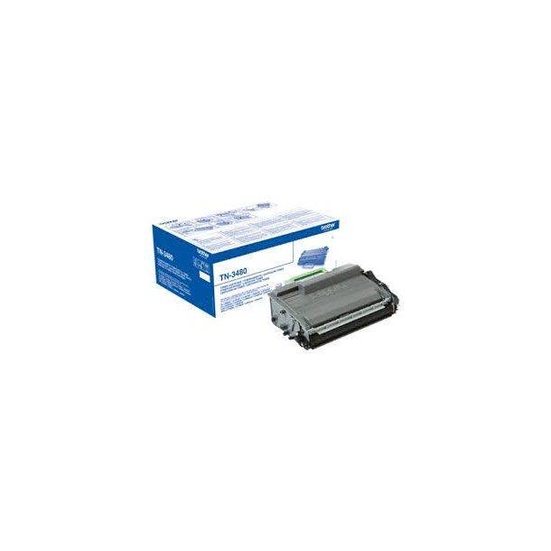 TN3480 Sort Toner 8000 Sider