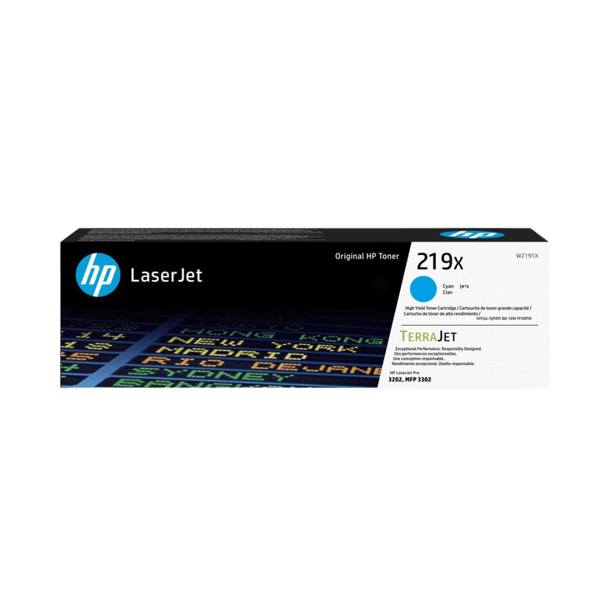 HP W2191X 219X Cyan toner original, 2500 sider