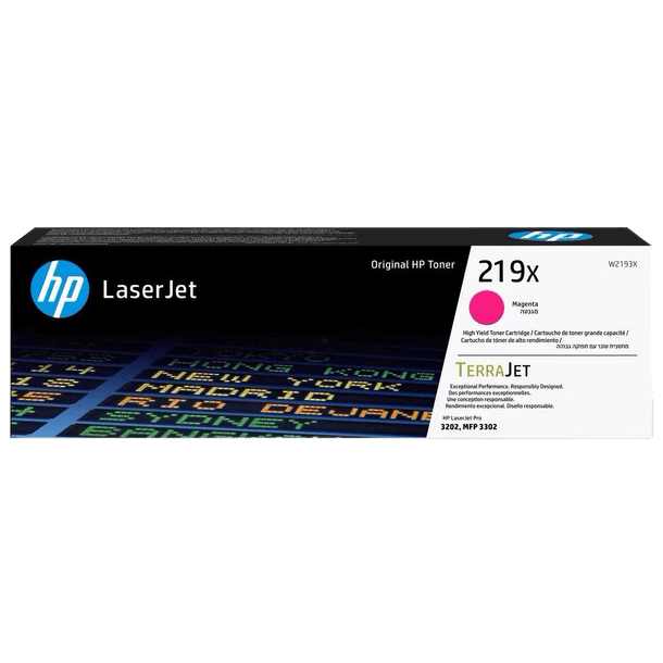 HP W2193X 219X Magenta toner original, 2500 sider