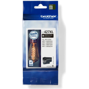 Brother LC427XL Sort Bl�kpatron 6000 Sider