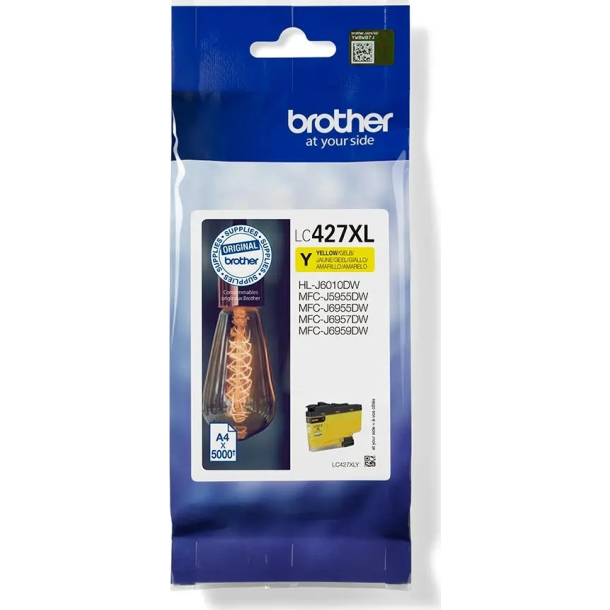Brother LC427XL Yellow Original Bl�kpatron 5000 Sider