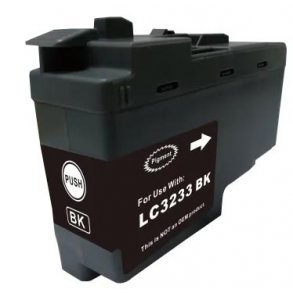Brother LC3233BK kompatibel sort 65 ml 