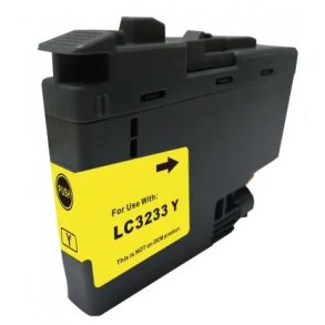 Brother LC3233Y kompatibel gul 16 ml.