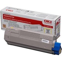OKI Toner Yellow 2000 Sider