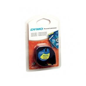 Dymo LetraTag Plastik Label 12mm x 4m Gul