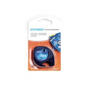 Dymo LetraTag Plastik Label 12mm x 4m Bl