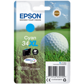 T34XL Cyan Bl�kpatron 10,8 ml. 950 Sider
